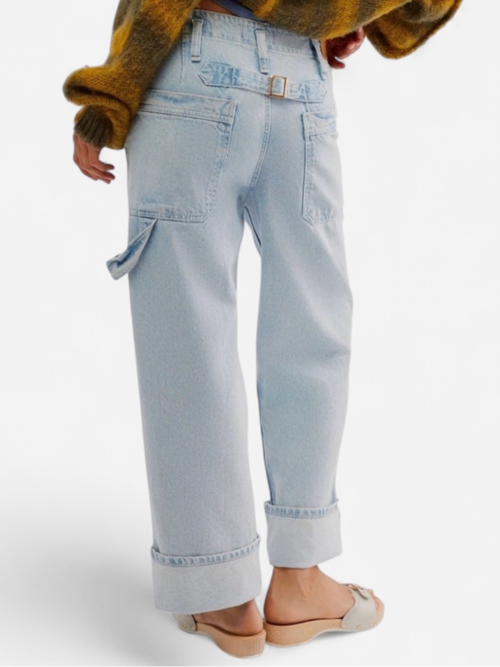 We The Free Major Leagues Wide Leg Utility Jeans - Picture 3 of 9